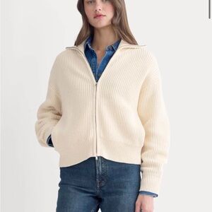 Everlane Cream Women's Sweater Cardigan